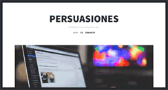 Desktop Screenshot of persuasiones.com
