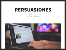 Tablet Screenshot of persuasiones.com